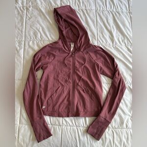 FABLETICS Mauve Zip-Up Hoodie